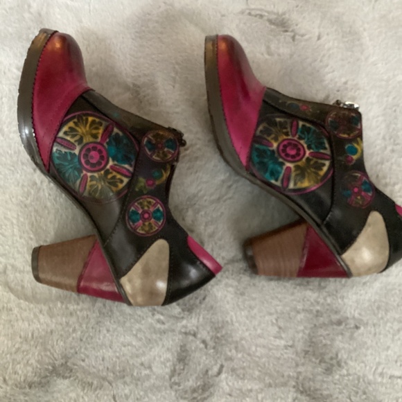 NWOT size 36 L’Artiste leather multicolour shoes - Picture 2 of 6